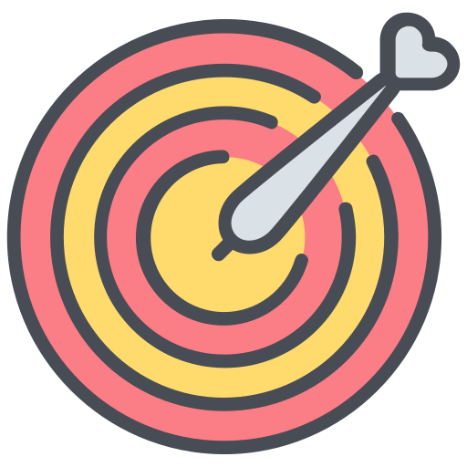 Dartboard Generic Outline Color icon