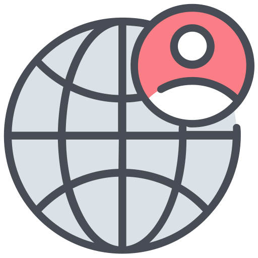 글로벌 서비스 Generic Outline Color icon
