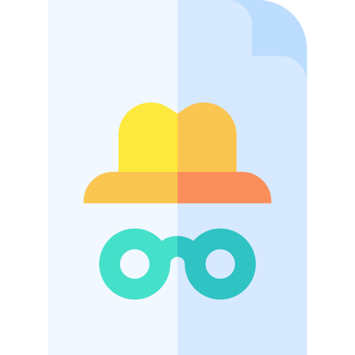 Incognito Basic Straight Flat icon