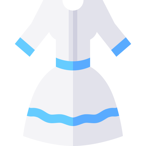 ドレス Basic Straight Flat icon