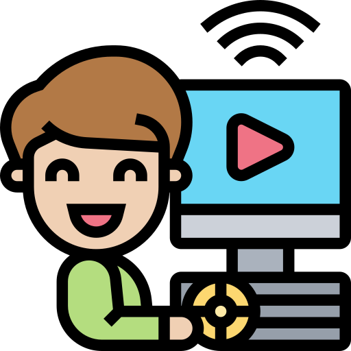 Video Meticulous Lineal Color icon