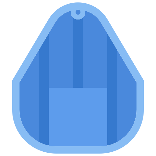 Sled Coloring Flat icon