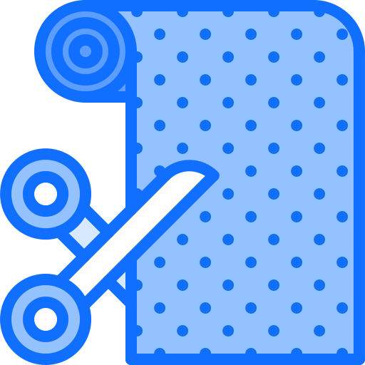 Wrapping paper Coloring Blue icon