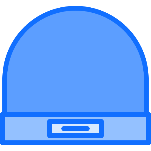 chapeau Coloring Blue Icône