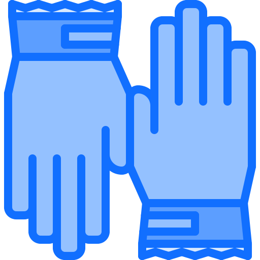 guantes Coloring Blue icono