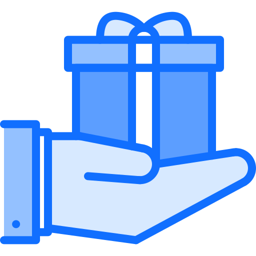 Подарочная коробка Coloring Blue иконка