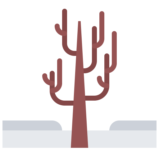 Árbol Coloring Flat icono