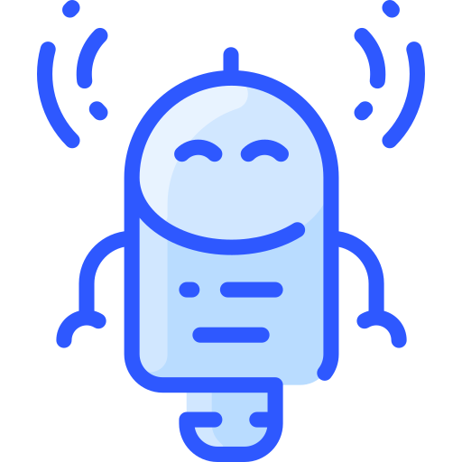 robot Vitaliy Gorbachev Blue icona