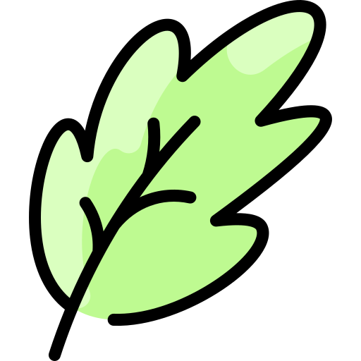 Oak leaf Vitaliy Gorbachev Lineal Color icon