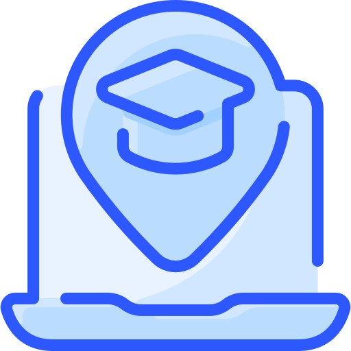 online onderwijs Vitaliy Gorbachev Blue icoon