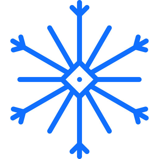 flocon de neige Coloring Blue Icône