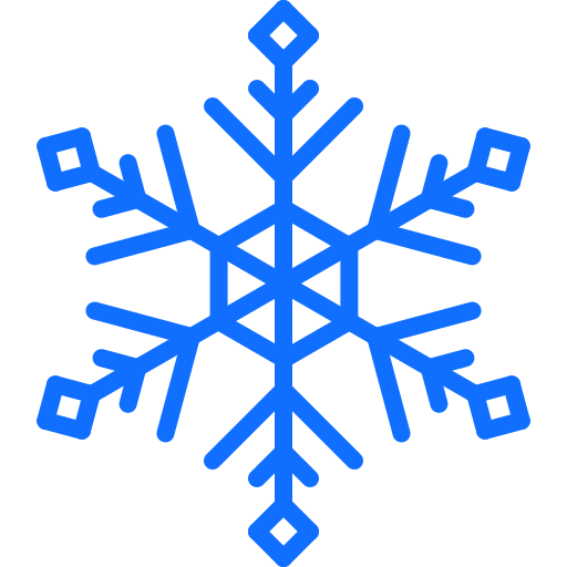 Снежинка Coloring Blue иконка