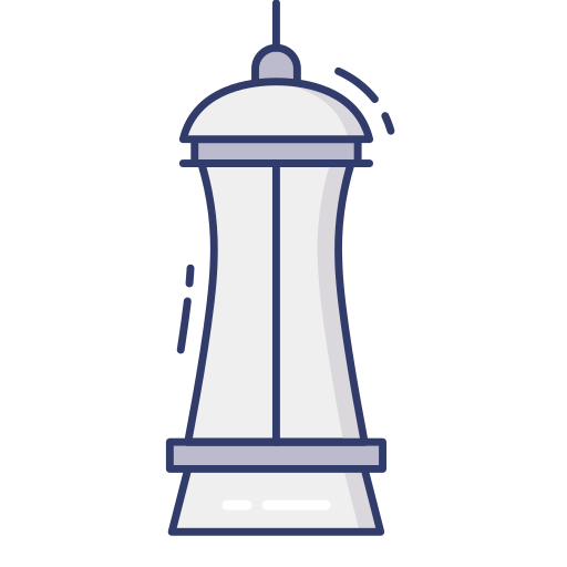 Tower Dinosoft Lineal Color icon