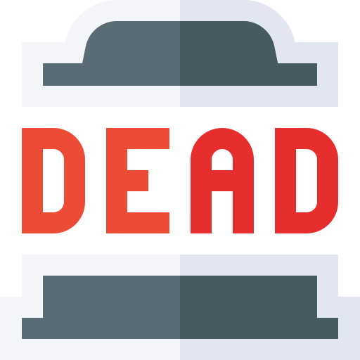 Dead Basic Straight Flat icon
