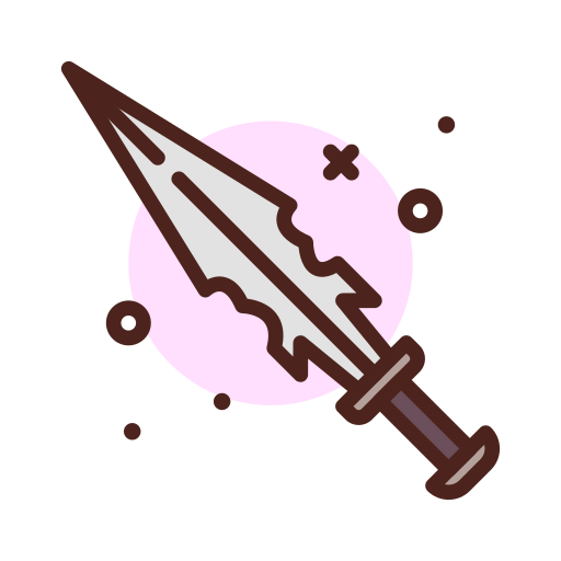 zwaard Darius Dan Lineal Color icoon