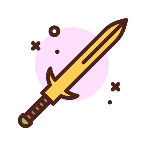 Sword Darius Dan Lineal Color icon