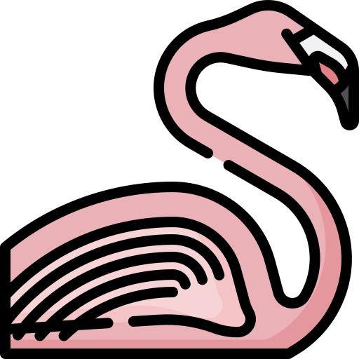 flamingo Special Lineal color icon