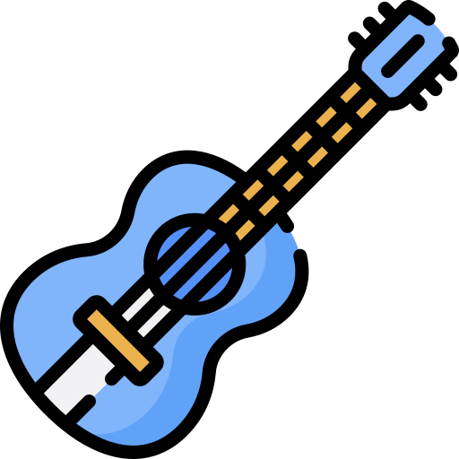 guitarra Special Lineal color icono