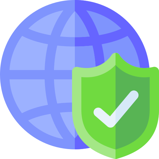 Internet security Basic Rounded Flat icon