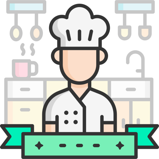 cocinero SBTS2018 Lineal Color icono