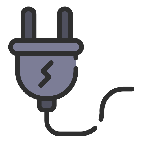 Power plug Generic Outline Color icon