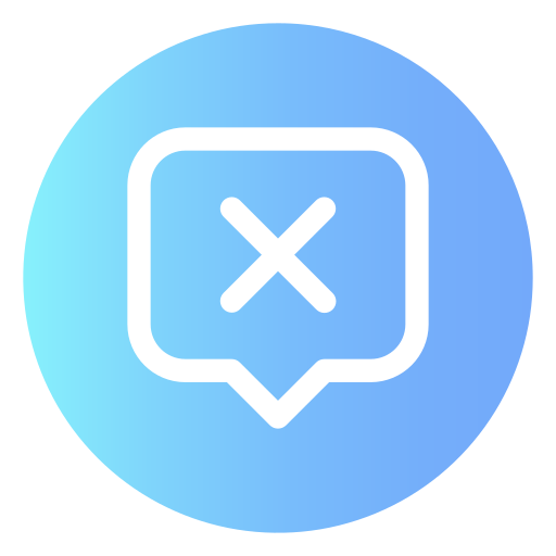 Chat Generic Flat Gradient icon