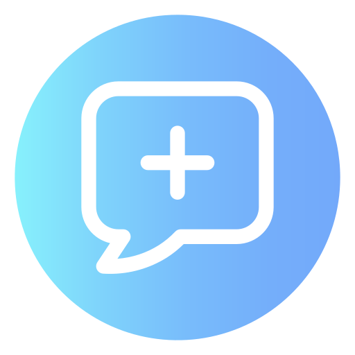 Chat Generic Flat Gradient icon