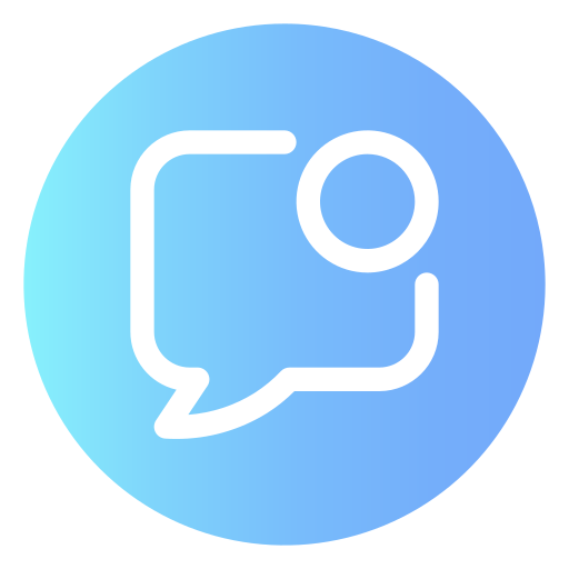 chat Generic Flat Gradient icono