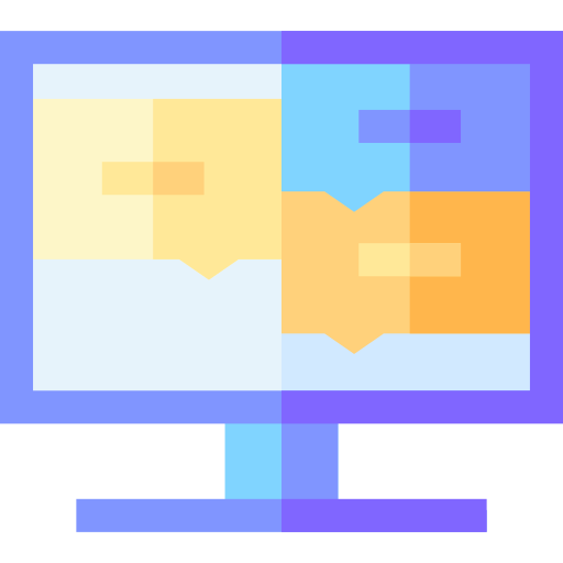 ventana de chat Basic Straight Flat icono