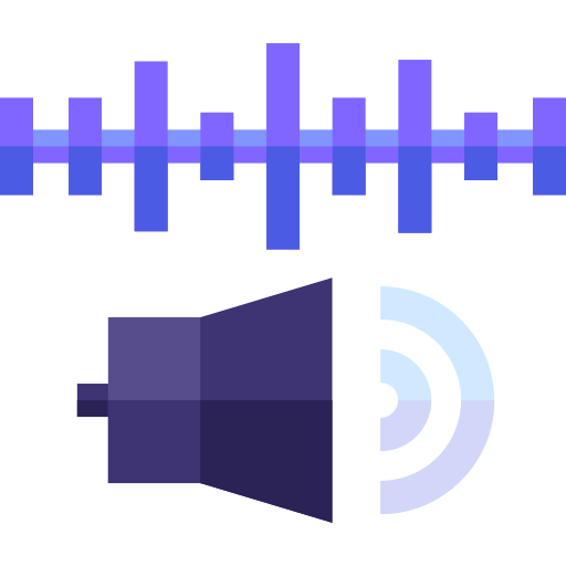 audio Basic Straight Flat icon