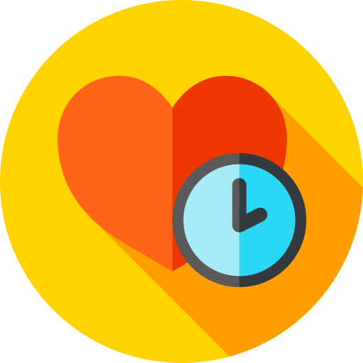 Date Flat Circular Flat icon