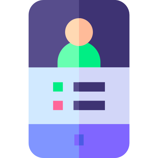 Mobile Basic Straight Flat icon