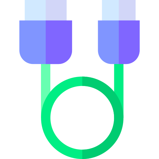 usb-kabel Basic Straight Flat icon