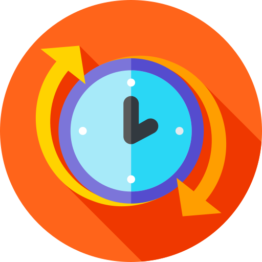Clockwise Flat Circular Flat icon