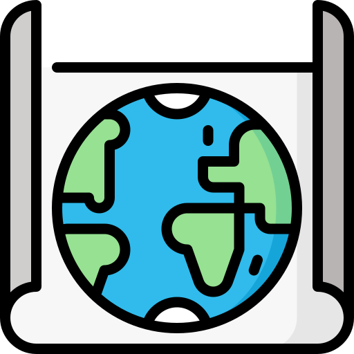 pianeta terra Special Lineal color icona