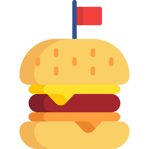 Cheese burger Special Flat icon