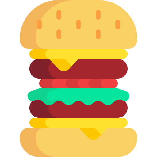 Double burger Special Flat icon