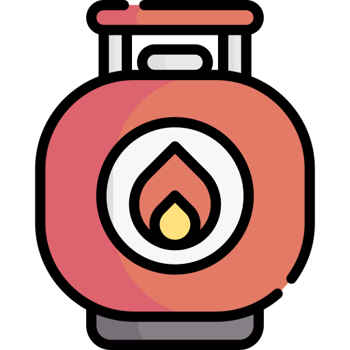 tanque de gas Special Lineal color icono