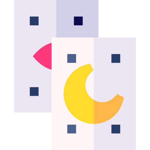Tarot card Basic Straight Flat icon