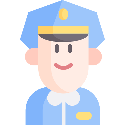 Security guard Special Flat icon