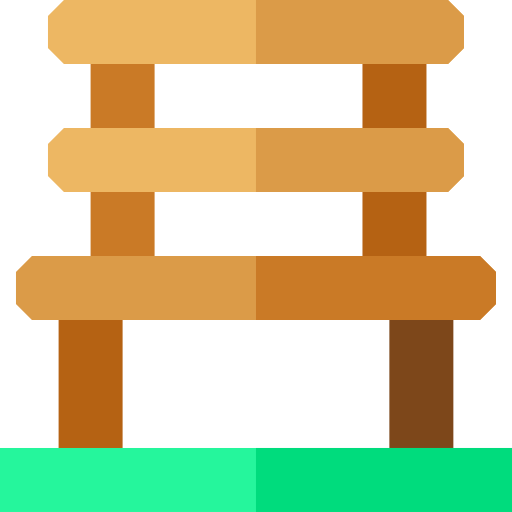 Bench Basic Straight Flat icon