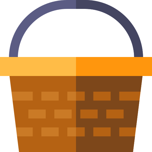 Basket Basic Straight Flat icon