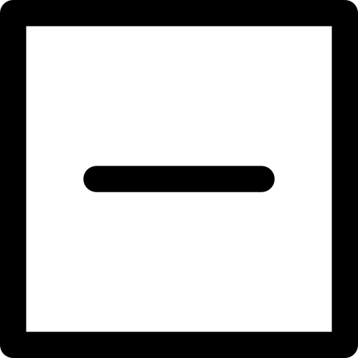 sustraer Basic Rounded Lineal icono