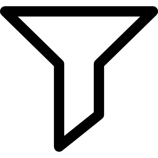 깔때기 Basic Rounded Lineal icon