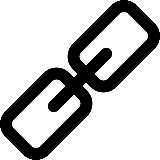 hyperlink Basic Rounded Lineal icon
