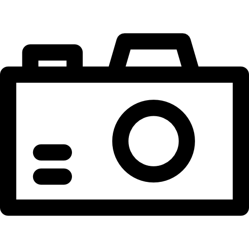 fotografía Basic Rounded Lineal icono