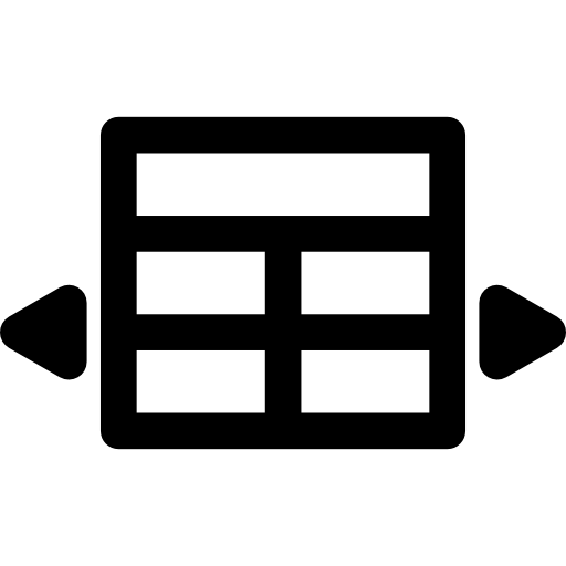 poszerzanie Basic Rounded Lineal ikona