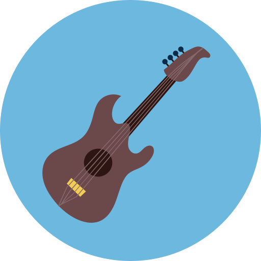 elektrische gitarre Generic Circular icon