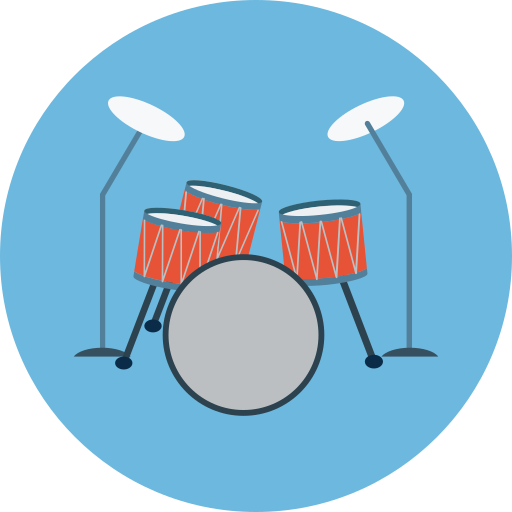 ドラムセット Generic Circular icon