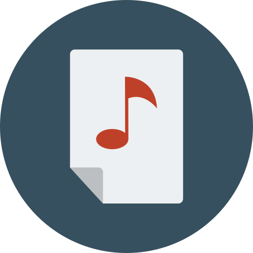 音楽ファイル Generic Circular icon